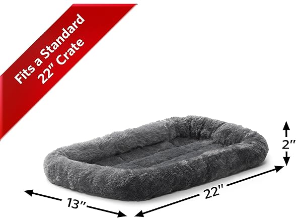 New World MidWest Homes for Pets XS Dog Bed Gray