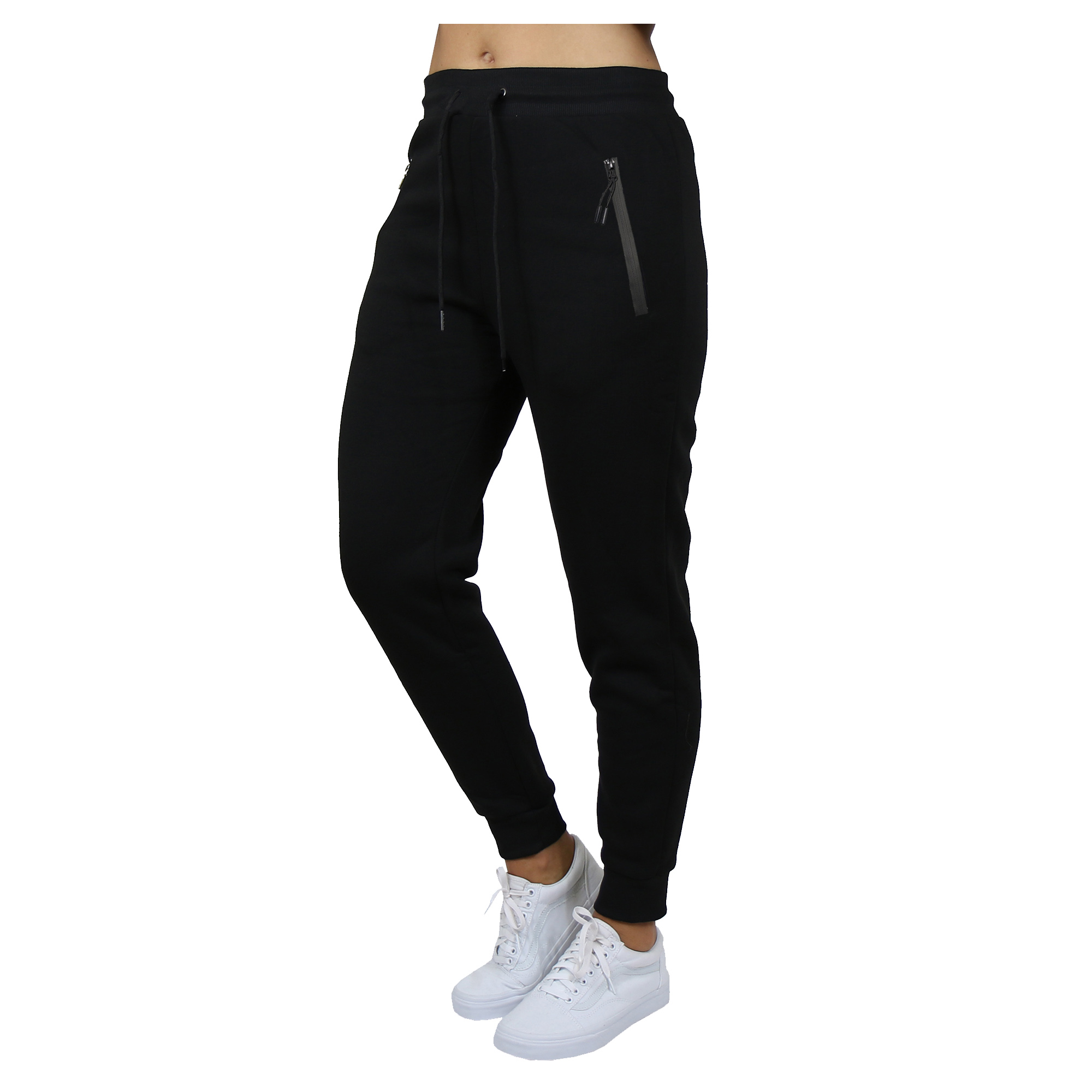 3Pk Asst Womens Fleece-Lined Jogger Pants - Gallery 11