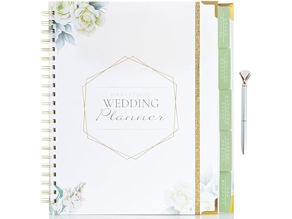 Generic Wedding Planner With Pen