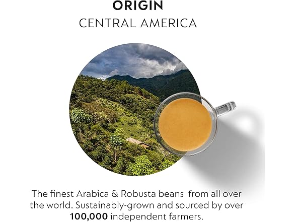 Nespresso Capsules Vertuo, Intenso, Dark Roast Coffee, 60-Ct