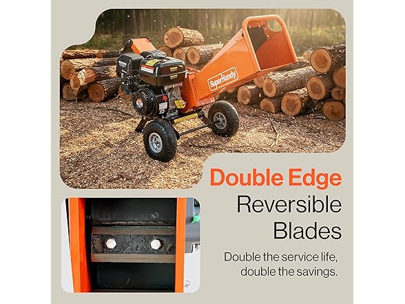 SuperHandy Chipper Shredder Mulcher