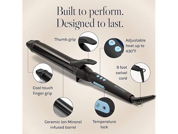 Bio Ionic Long Barrel Styler 1.5 Inch Curling Iron