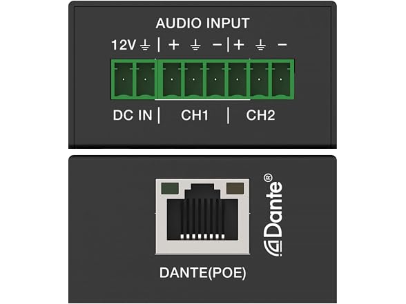 Eaton Tripp Lite Series Dante 2-Channel Analog Audio Encoder