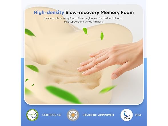 Ergonomic Memory Foam Pillow - Gallery 8
