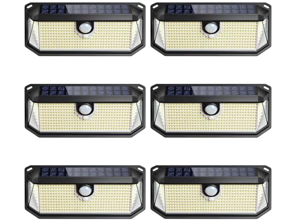 Brightever 6-Pack Solar Outdoor Lights
