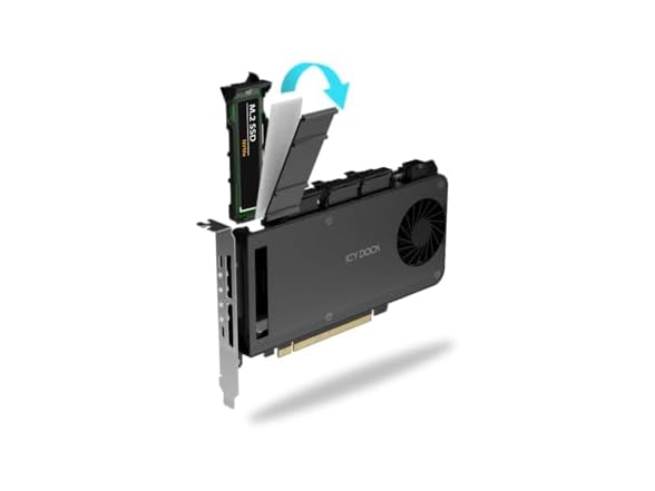 ICY DOCK 4 Bay Removable M.2 NVMe PCIe SSD