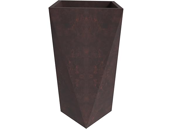 LeisureMod AP35BR Aloe Planter Brown, 35"