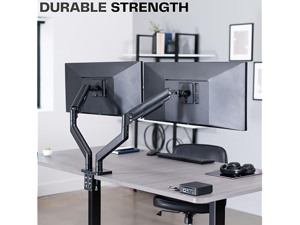 VIVO Heavy Duty Dual Ultra-Wide Monitor Tension Arm