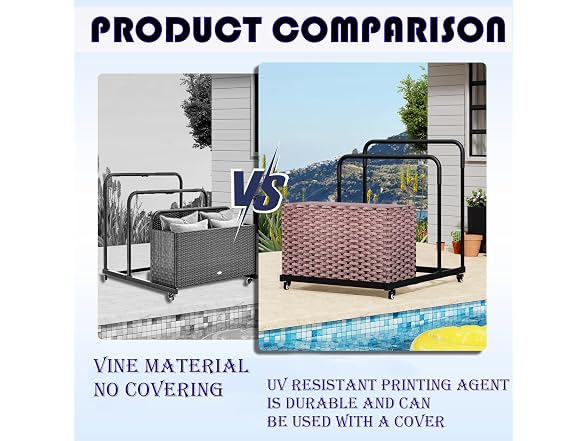 Pool Float Storage Bin with Wheels
