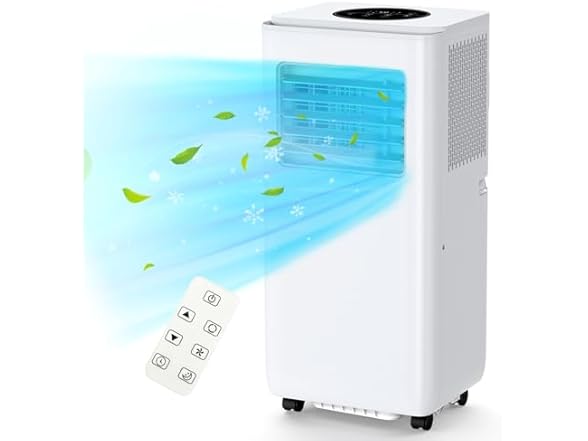 Vossfamul 350sqft 8000 BTU Portable AC