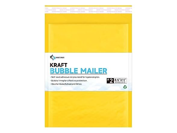 Kkbestpack Kraft Bubble Mailers #2