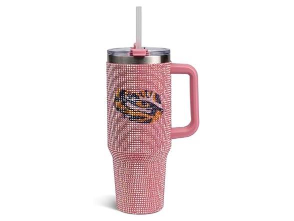 Memory Company NCAA Pink Bling Tumbler