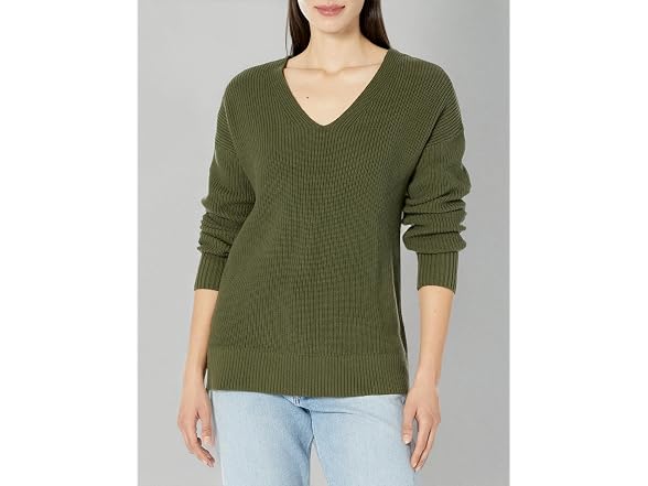 GAP Women Maternity Cotton V-neck Sweater