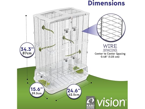 Vision M02 Wire Bird Cage