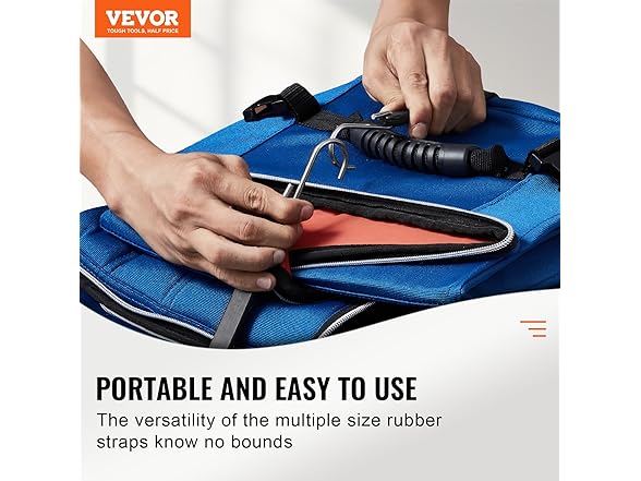 VEVOR 20 Piece Flat Bungee Cord