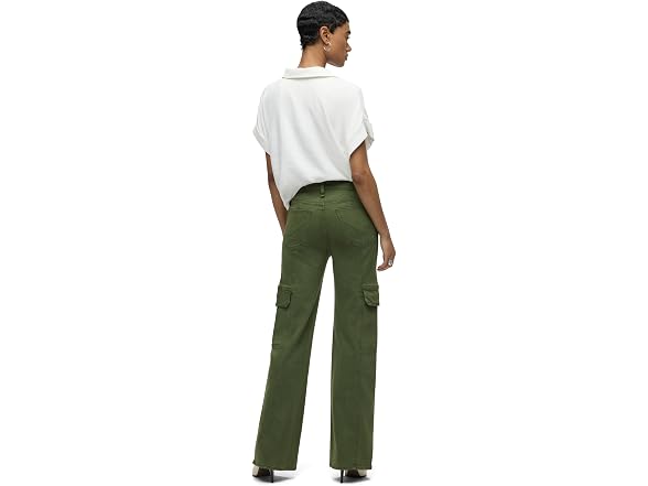 HUDSON Women's Rosie High-Rise Cargo Wide Leg