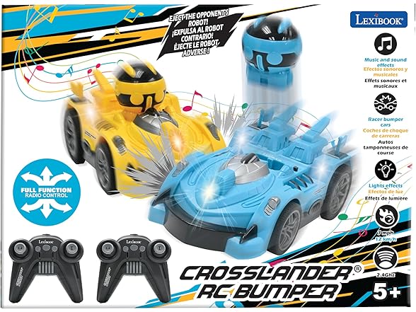 LEXiBOOK Crosslander RC Bumper Cars