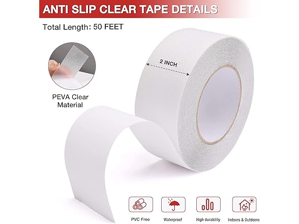 SafetyPro Clear Anti Slip Tape