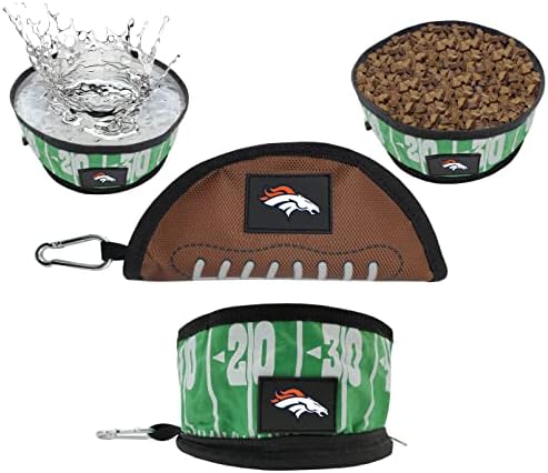 Pets First NFL Collapsible Pet Bowl