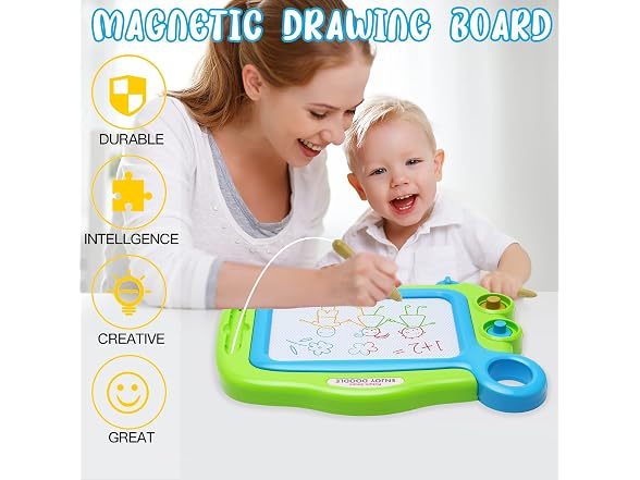 ALISKAGZE Magnetic Drawing Board for Toddlers