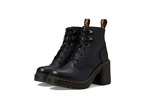 Dr. Martens Women's Jesy Boot, Black Sendal, 11 (Open Box)