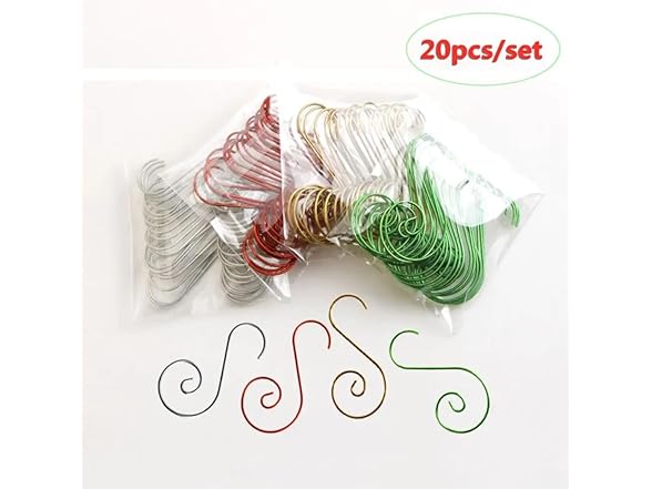 Generic 160 Pcs Metal S Hooks
