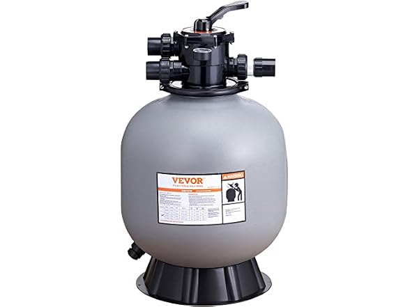 Sand Filter, 22-inch, Up to 55 GPM Flow Rate