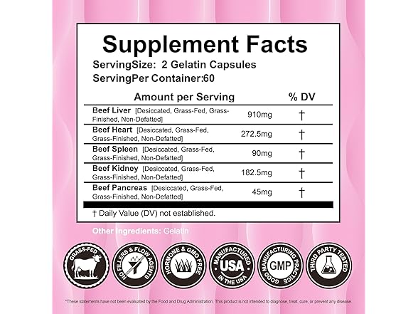Beef Organ Supplement for Women