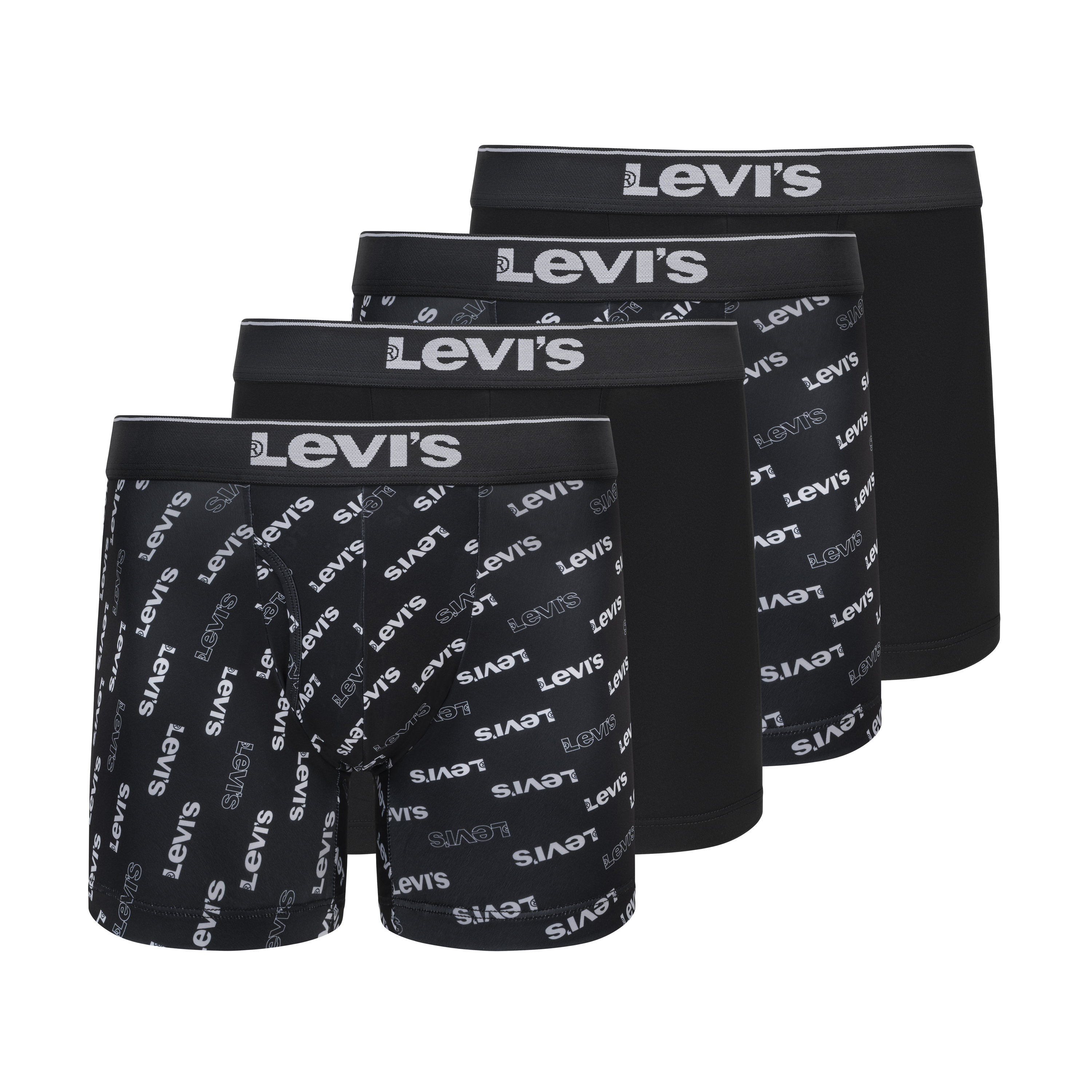 Levi's Men's 4-Pack Microfiber Boxer Brief - Gallery 11