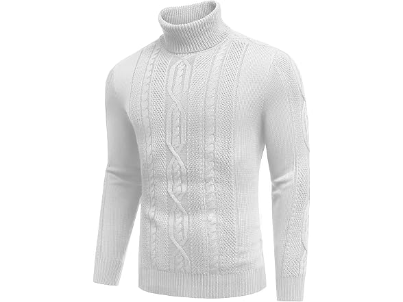 Coofandy Men (L) Slim Turtleneck Sweater Sweaters