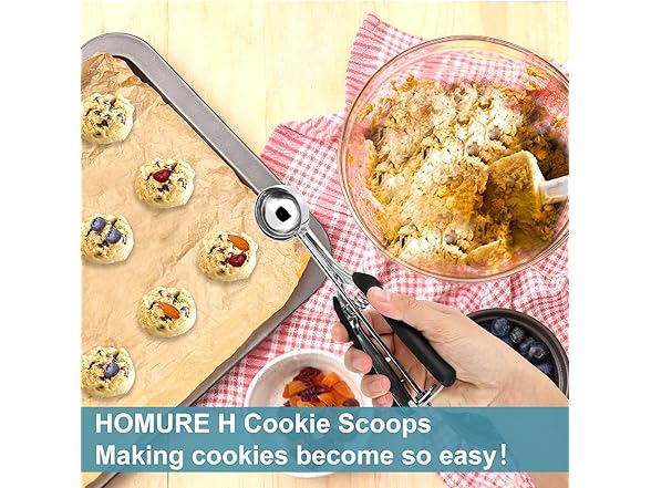 HOMURE H Cookie Scoop Set