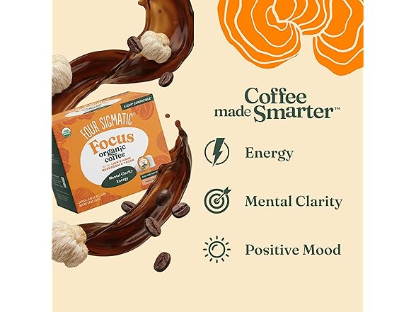 24Ct Four Sigmatic Mushroom Coffee K-Cups