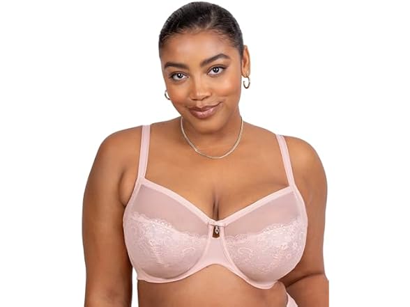 Curvy Couture Women's Bra Rose (42C)