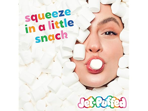 Jet-Puffed Marshmallow Bits, Vanilla, 3 Ounce