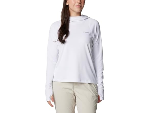 Columbia Wmns Hoodie White (L)