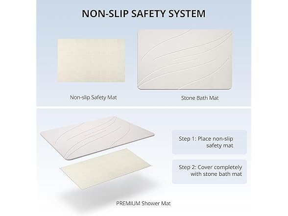 GLLAPITK Stone Bath Mat