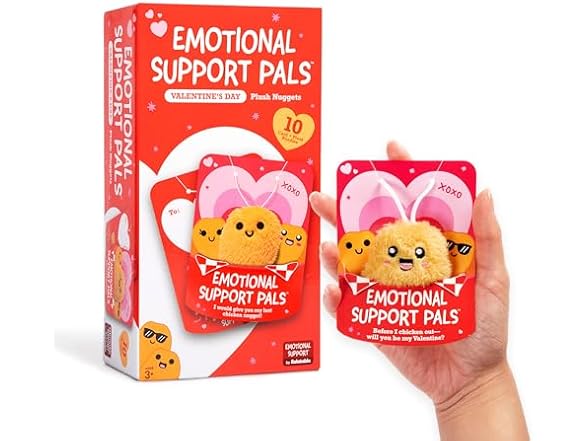Emotional Support V-Day Nugget Cards by Relatable