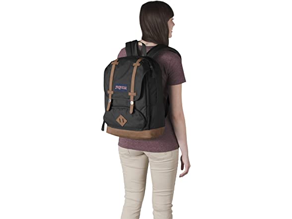 JanSport Cortlandt Laptop Backpack, Black, 15”