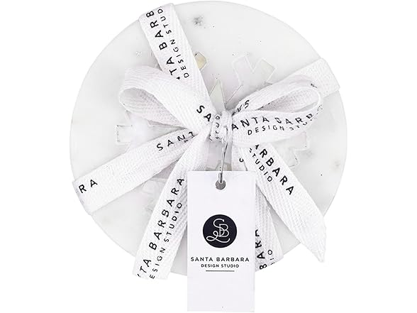 Santa Barbara Design Studio Marble Coaster Set
