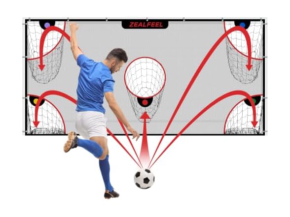 ZEALFEEL Soccer Target Net