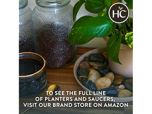 The HC Companies Round Prima Flower Pot Saucers