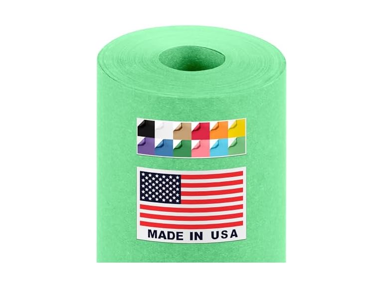 Paclord Paclord USA Made 18" x 1200" Green Kraft Paper Roll