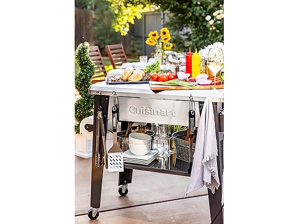 Cuisinart Outdoor Stainless Steel Grill Prep Table