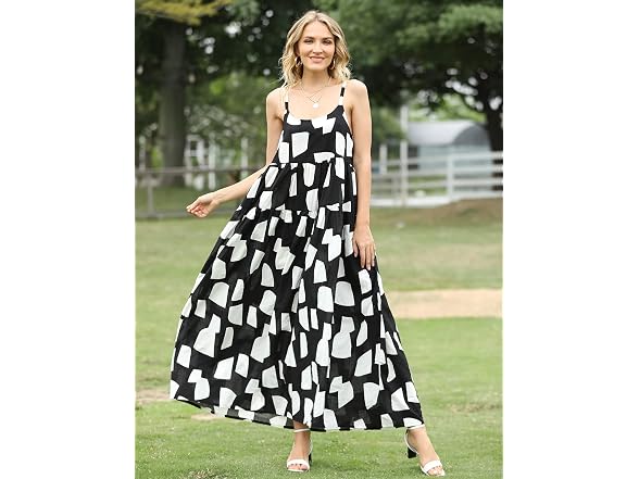 Yesno Women (XL) Summer Dresses Casual Loose Dress