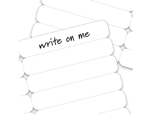 Label Land 200 pcs Writable Iron-on Tags