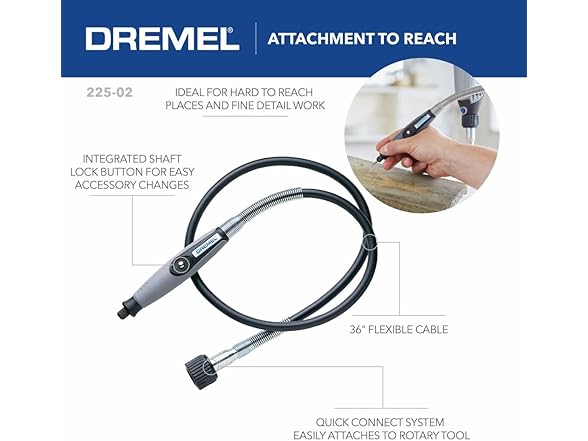 Dremel 225-02 Flex Shaft Rotary Tool Attachment