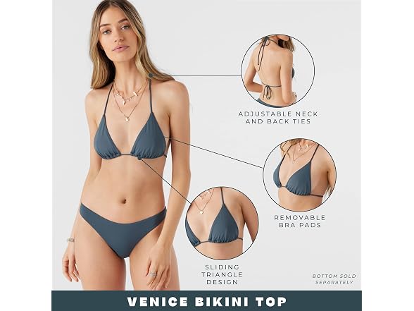 O'neill Women (XL) Venice Bikini Kelly Top