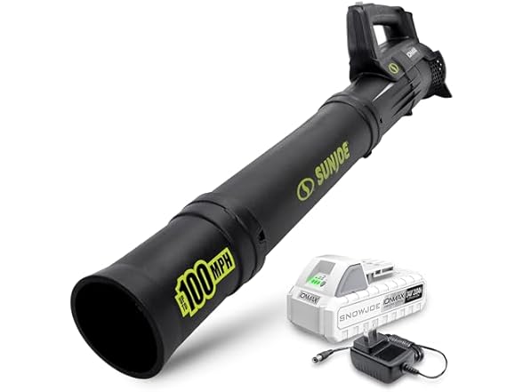Sun Joe 24V-TB-LTE Cordless Turbine Jet Leaf Blower