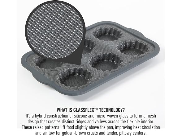 Calphalon Omni 6-Cup Mini Pie Pan