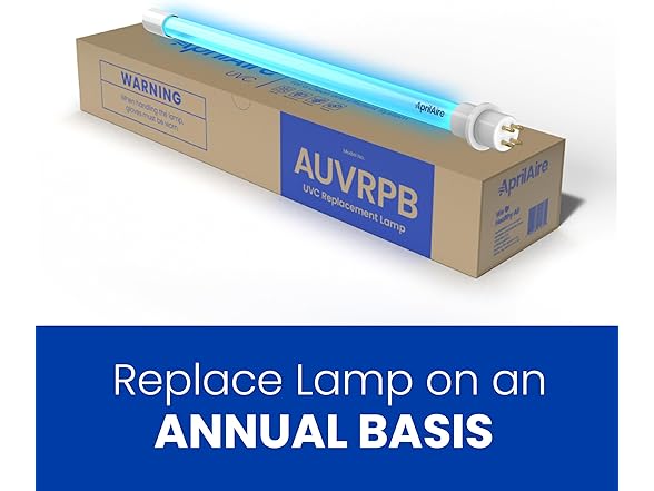 AprilAire AUV24V Residential Whole-House Ultraviolet Light UVC Chemical Free Coil Cleaner